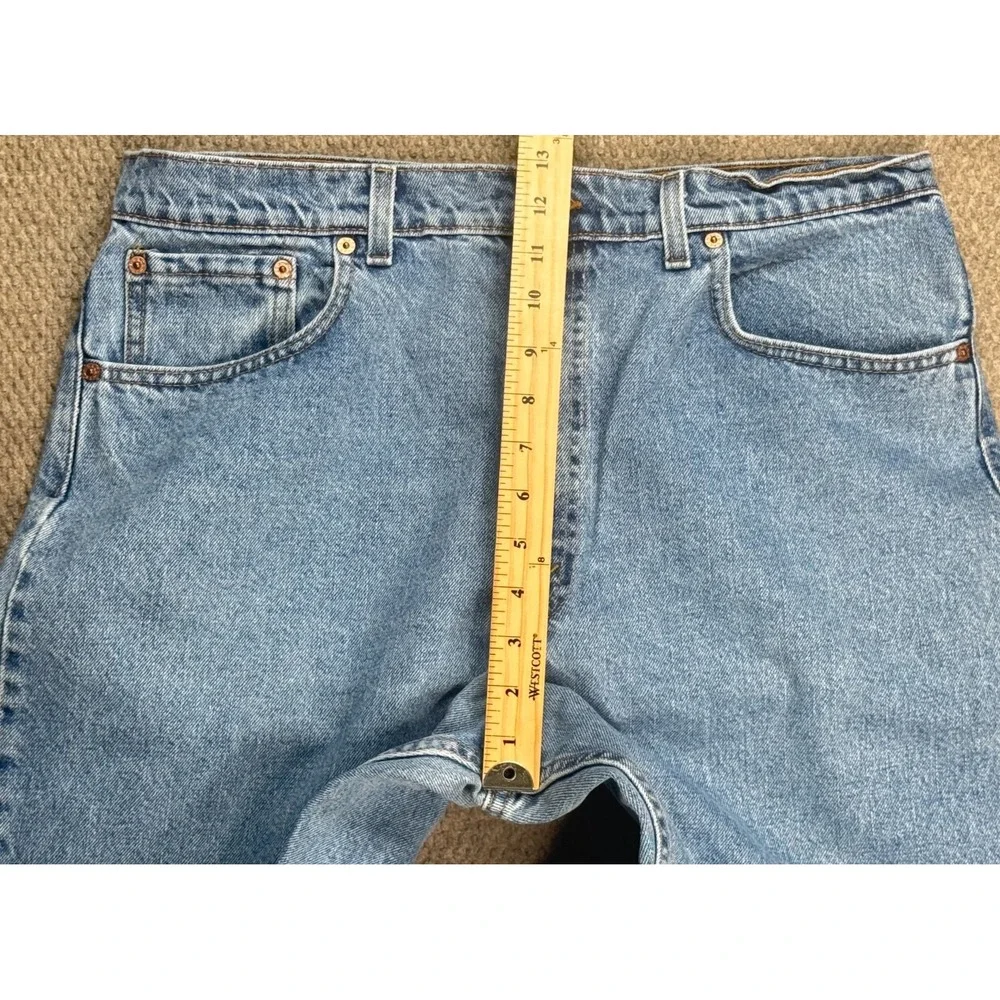 Levi's 505 Relaxed Fit Tapered Leg 5 pocket Men's Vintage Denim Jeans Size 38x34